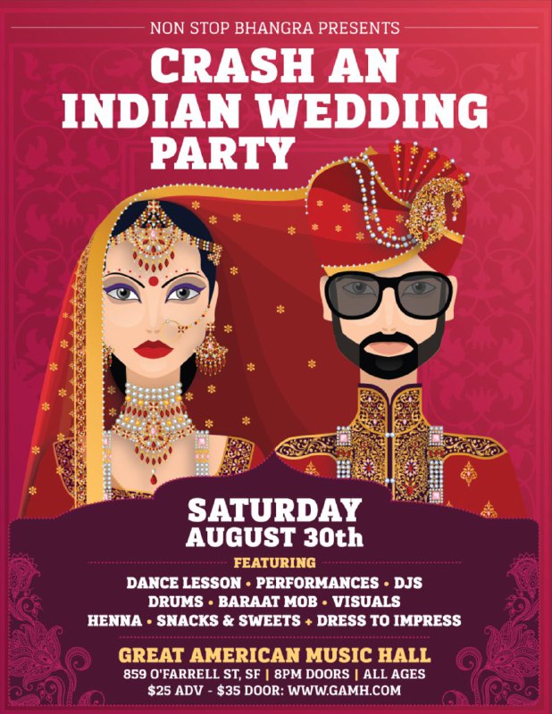 Crash An Indian Wedding Party